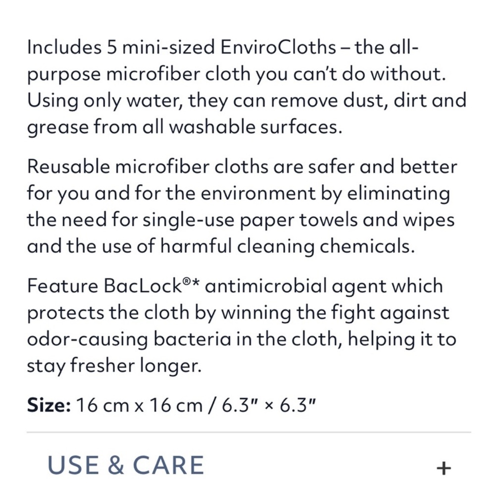Norwex Mini Enviro Travel Pack Set of 5 NWT - Picture 8 of 11